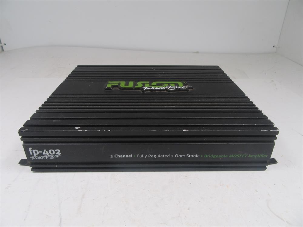 FUSION FP-402 2 channel amplifier and Subwoofer